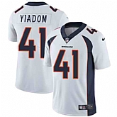 Nike Men & Women & Youth Broncos 41 Isaac Yiadom White NFL Vapor Untouchable Limited Jersey,baseball caps,new era cap wholesale,wholesale hats